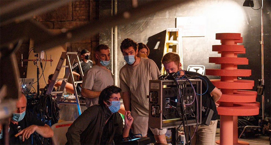Twickenham Studios Stage 3 is used for Clean Bandit & Mabel (feat, 24kGoldn) Tick Tock official video shoot