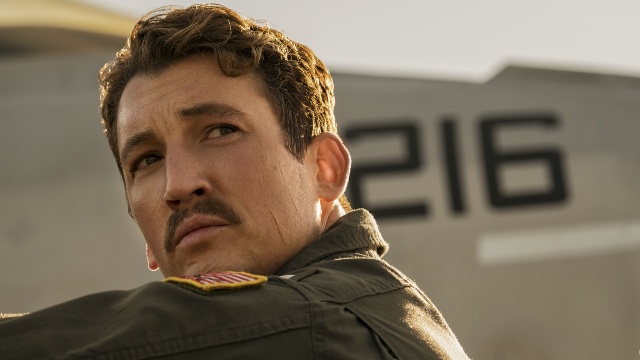 Miles Teller. Photo by Scott Garfield/Scott Garfield - © 2022 Paramount Pictures Corporation. All rights reserved.